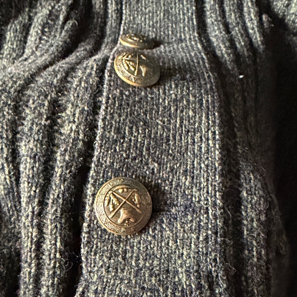 Vintage 60s McGregor Wool Knit Cardigan Size 42 - Picture 3 of 4